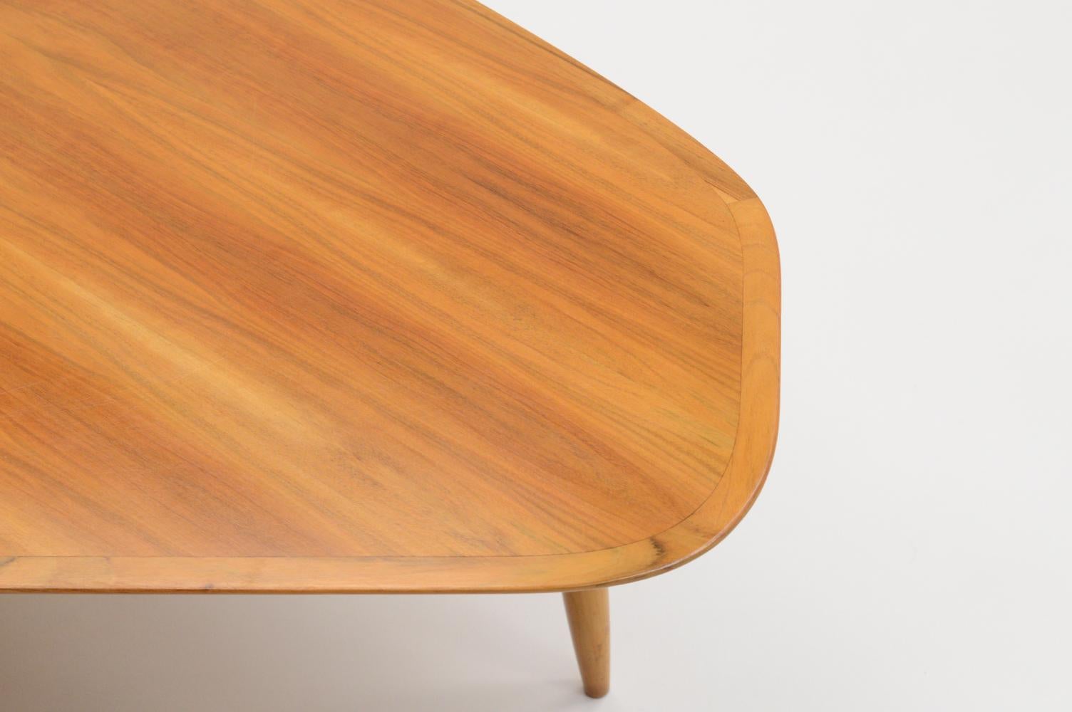 Teak Large coffee table by Svante Skogh for Laauser, 1960s Germany.  For Sale