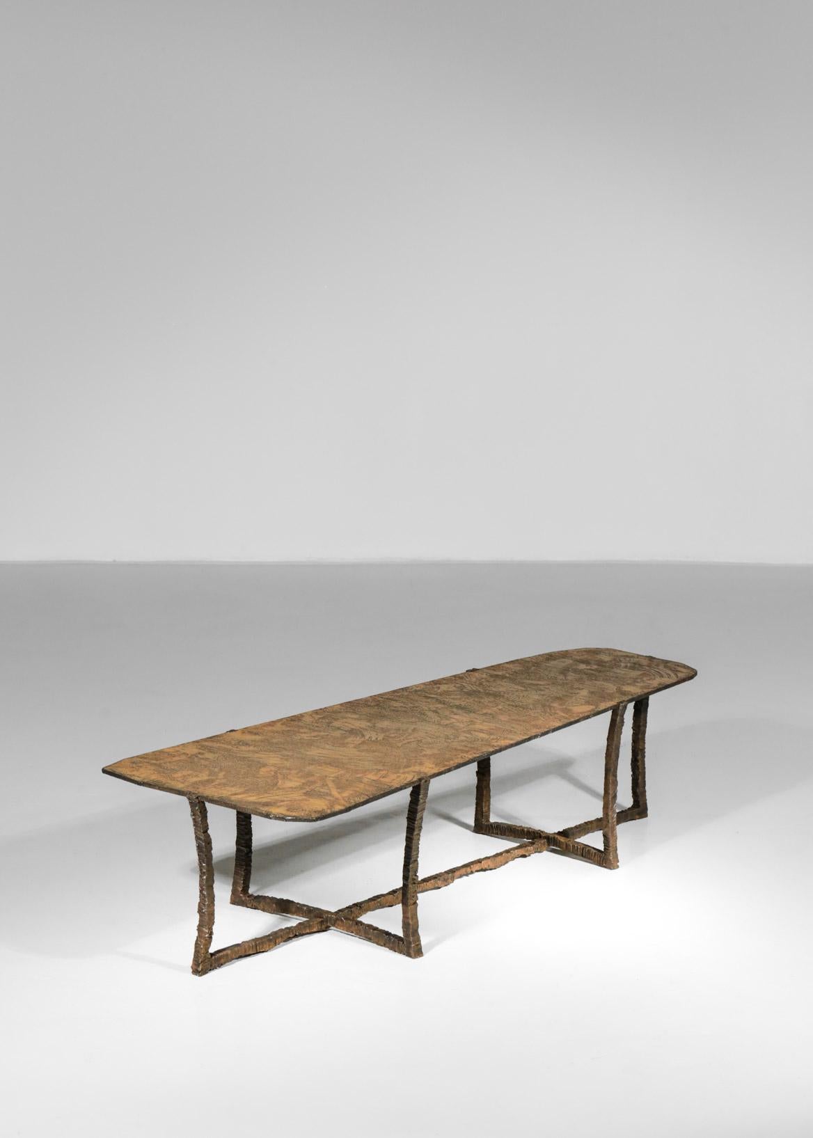 Mid-Century Modern Large Coffee Table Danke Studio by Bryan Parlati For Sale
