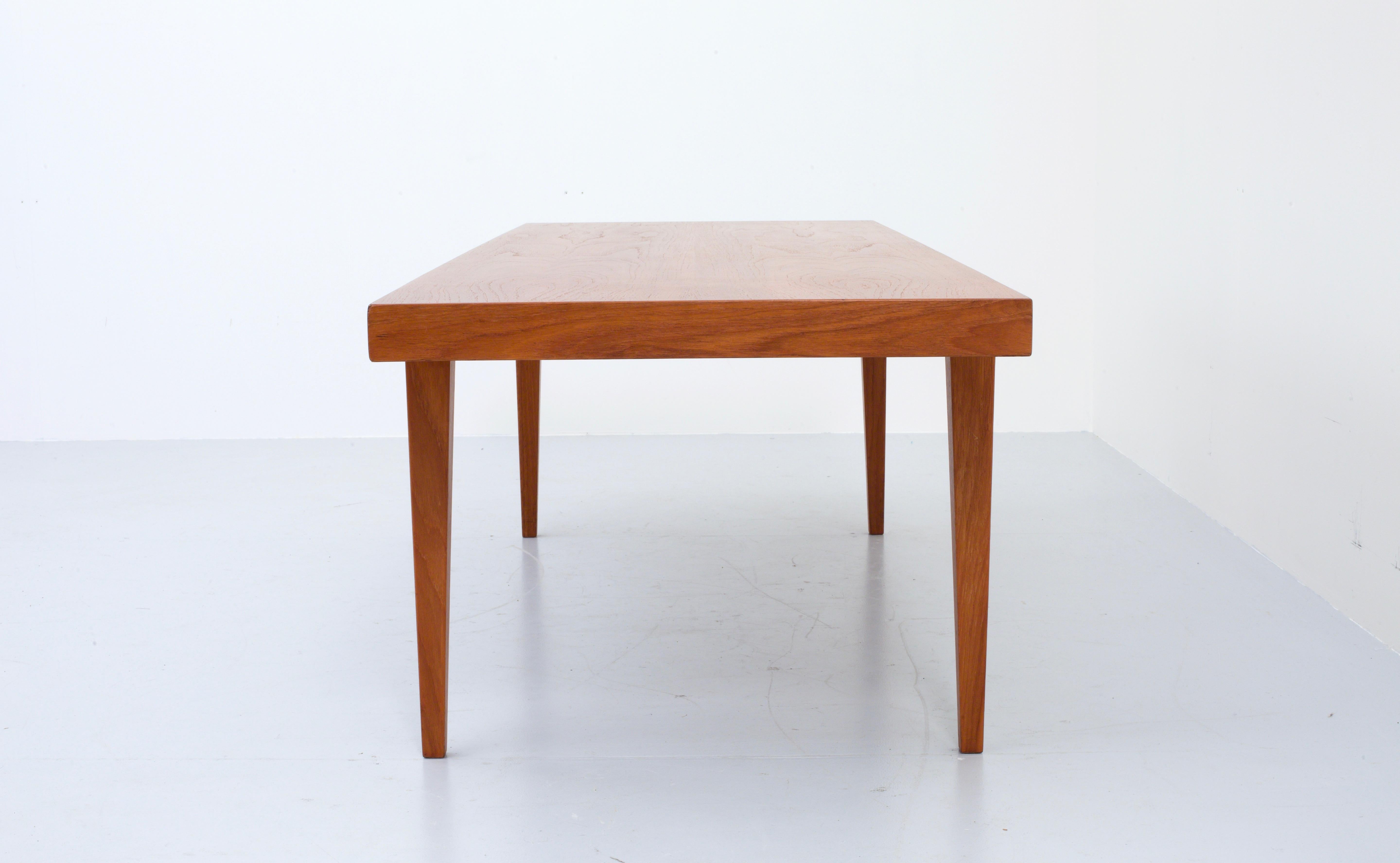 Danois Grande table basse en teck de Severin Hansen pour Bovenkamp, Danemark, années 1960 en vente