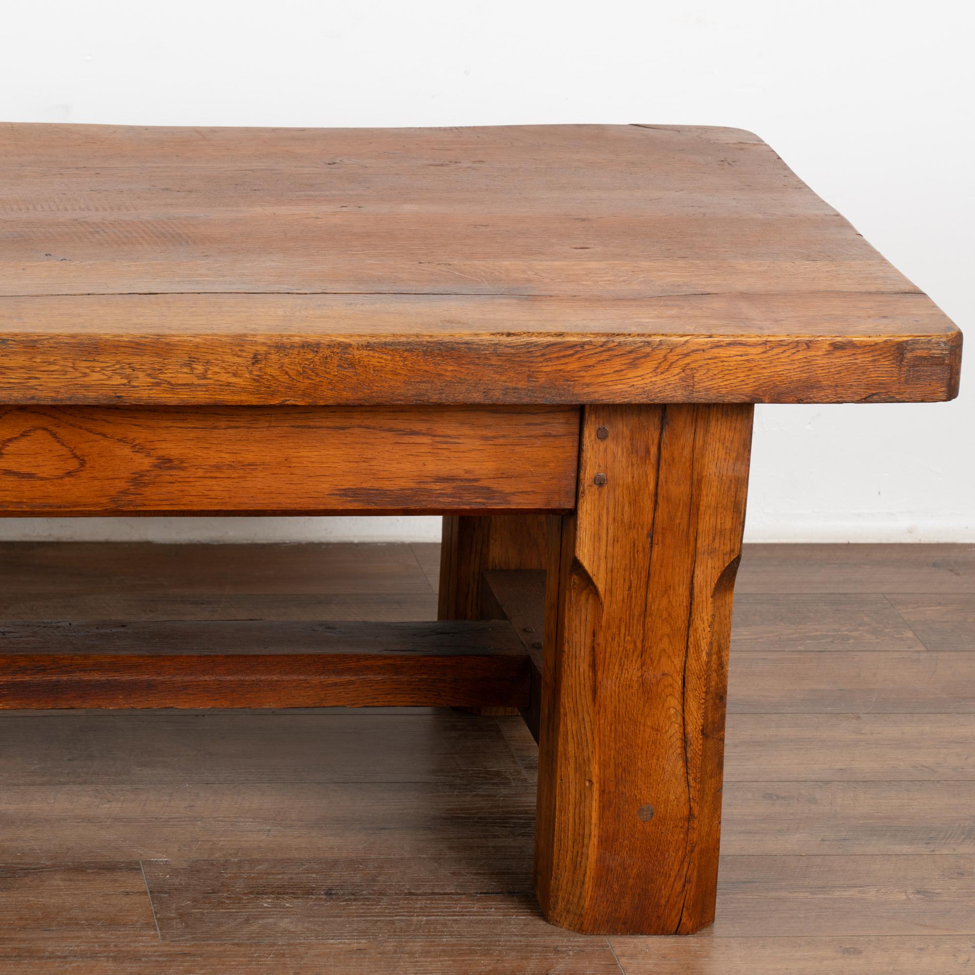 Large Coffee Table With Single Drawer from France, circa 1900 For Sale 3