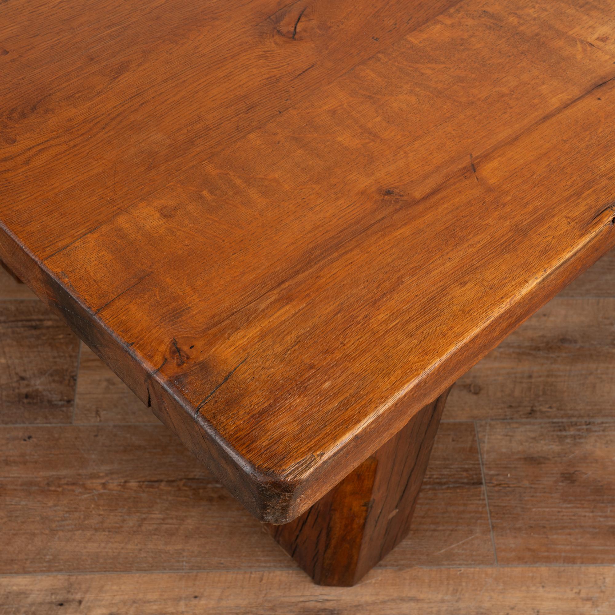 Large Coffee Table With Single Drawer from France, circa 1900 For Sale 4