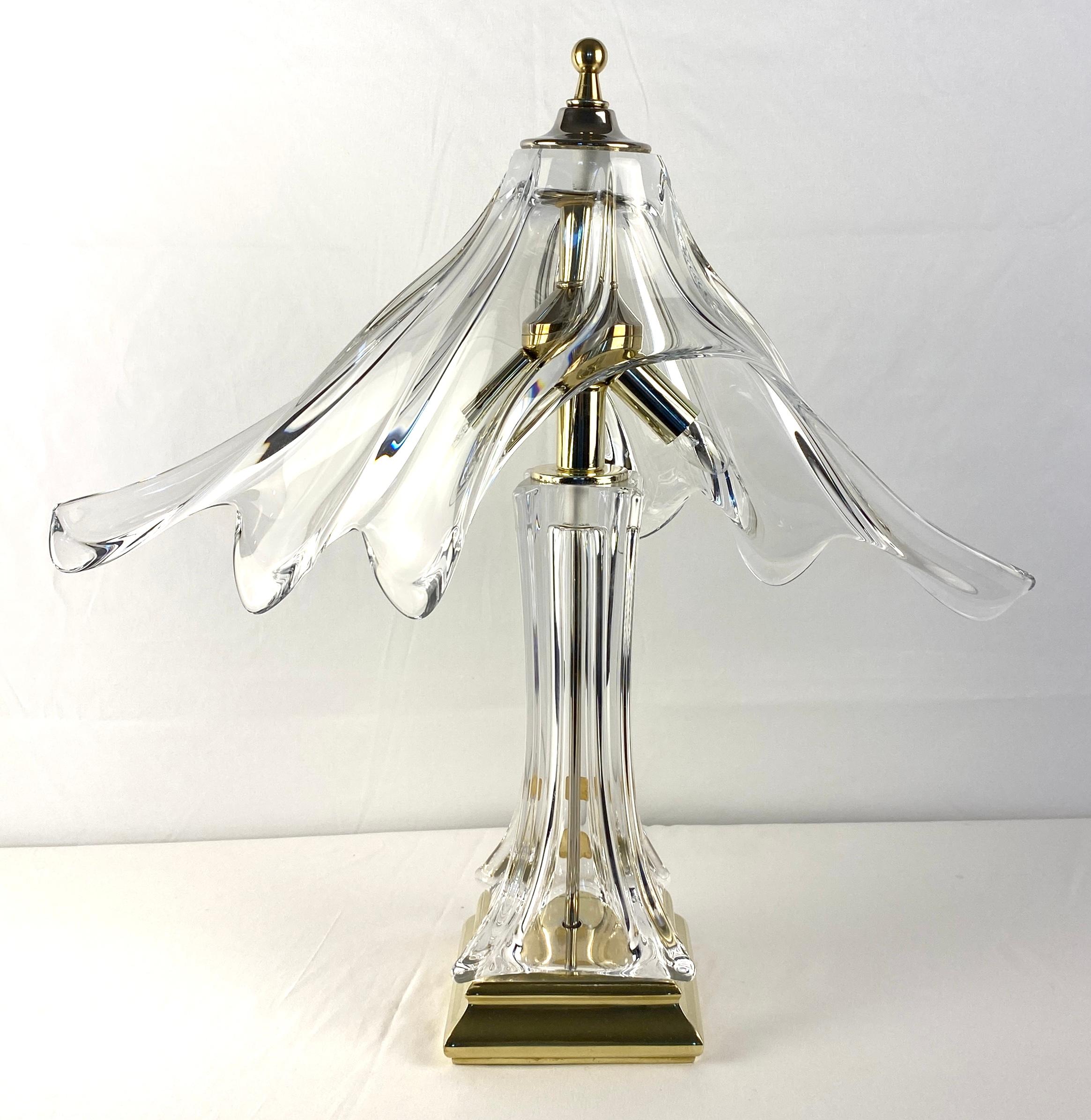 Mid-Century Modern Large Cofrac Art Verrier Table Lamp For Sale