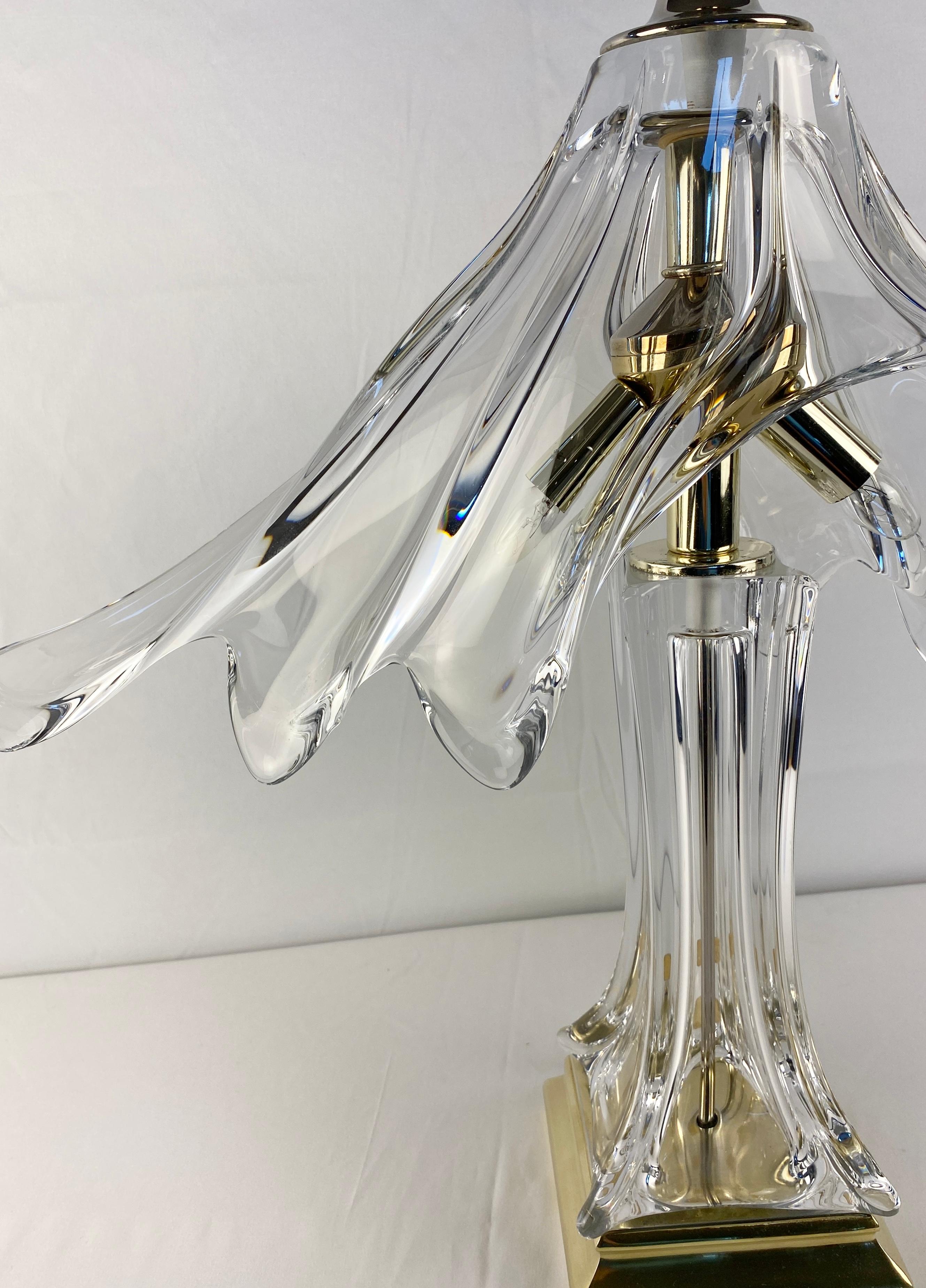 20th Century Large Cofrac Art Verrier Table Lamp For Sale