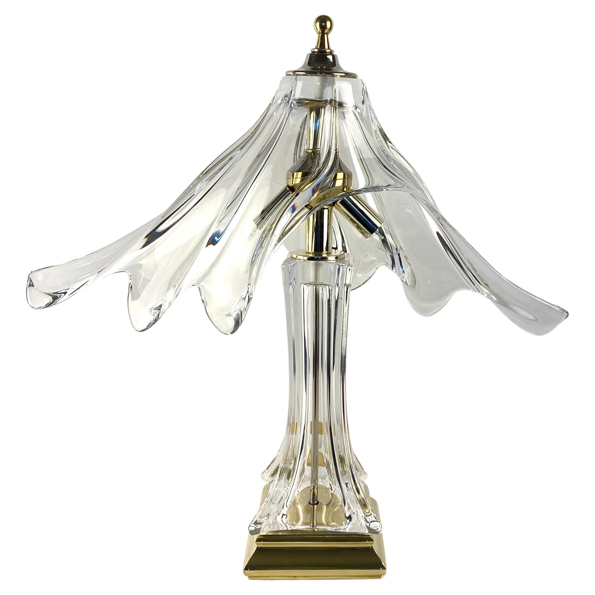 Grande lampe de bureau Cofrac Art Verrier en vente