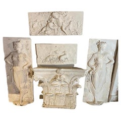 Large Collection of 19th and 20th Century Plaster Casts '200 Pieces'