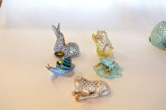 Large Collection of 26 Handpainted Porcelain Herend Hungary Figurines