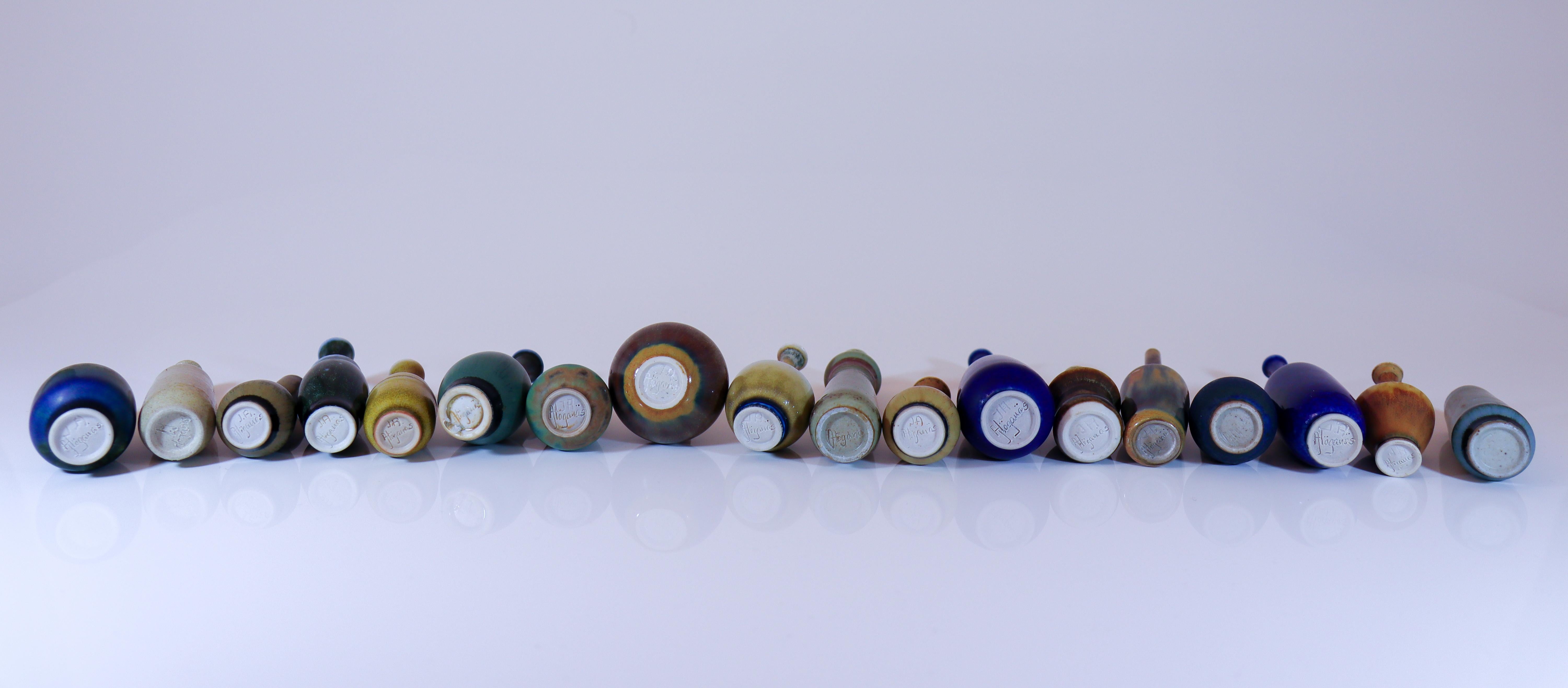 Large Collection of 27 miniature vessels - John Andersson - Höganäs For Sale 5