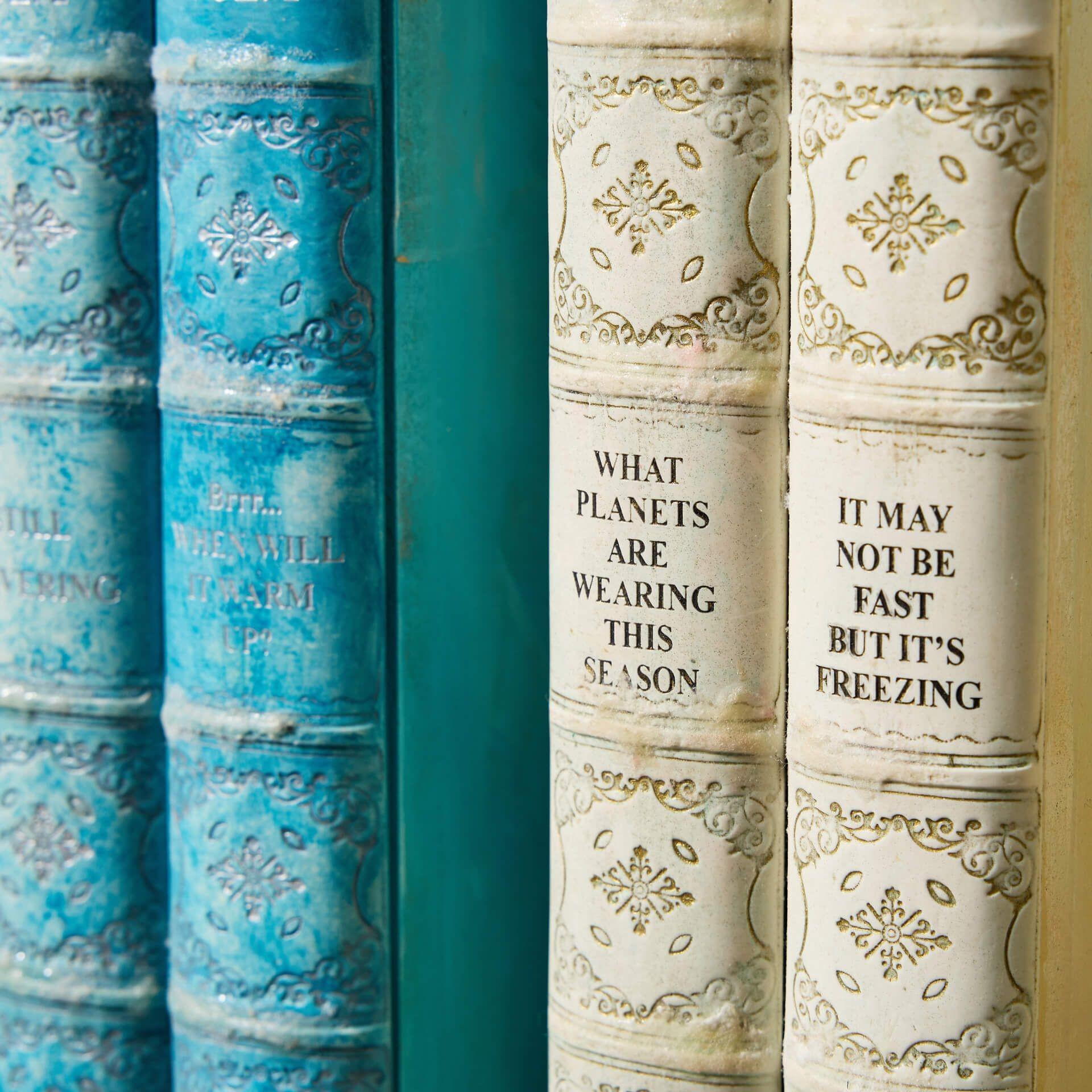 Large Collection of Faux Antique Books For Sale 4