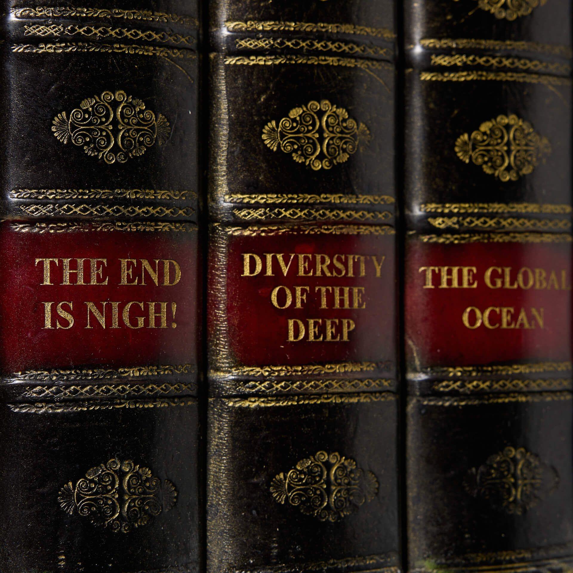 Large Collection of Faux Antique Books For Sale 5