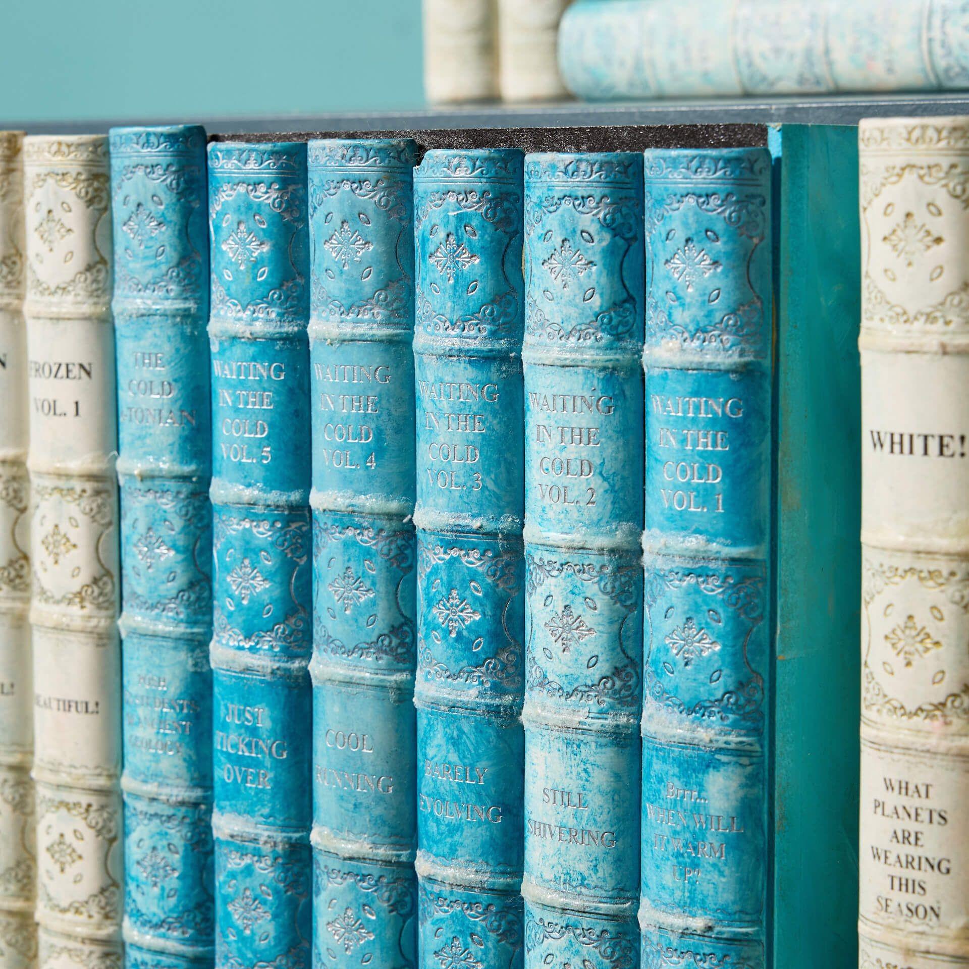 English Large Collection of Faux Antique Books For Sale