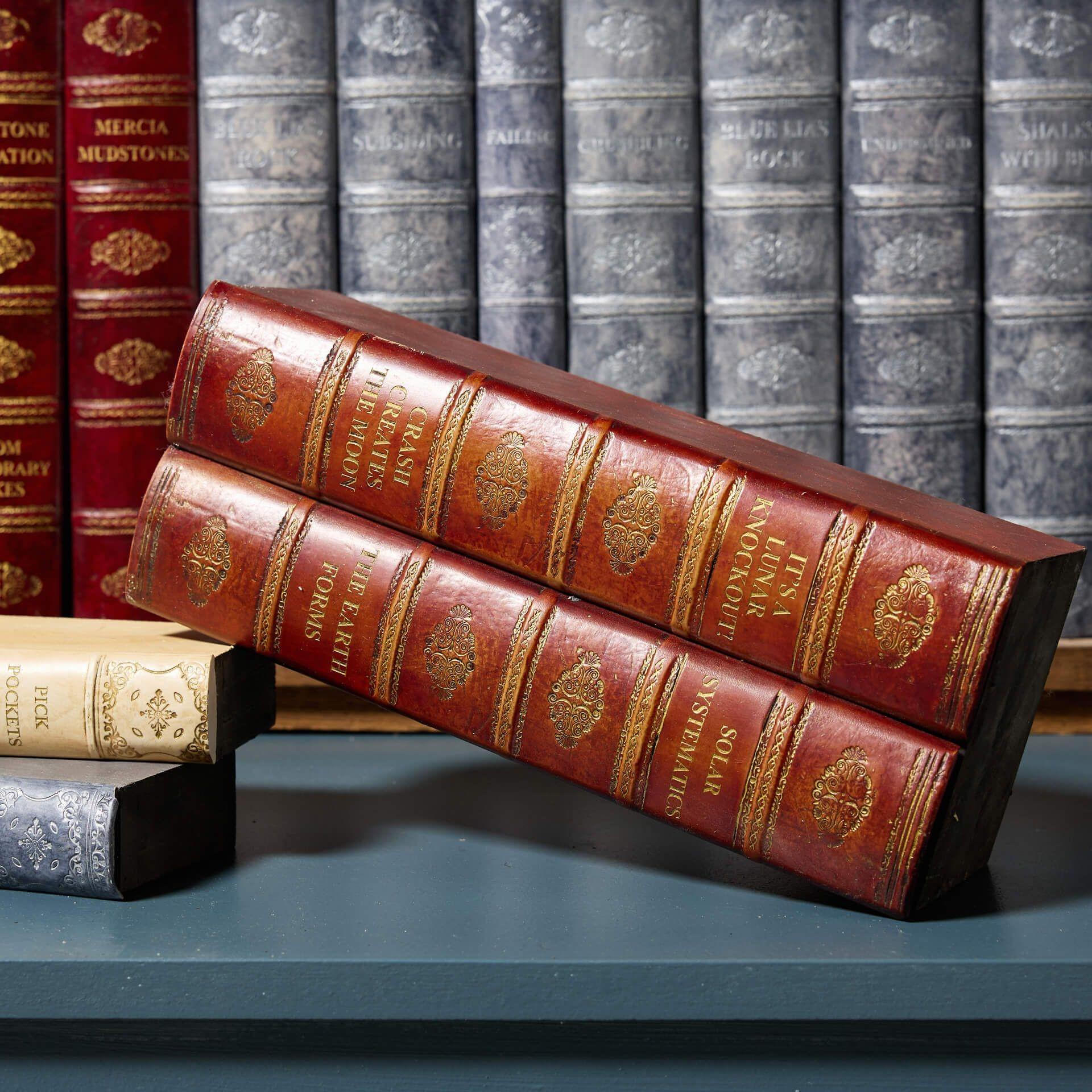 Large Collection of Faux Antique Books In Fair Condition For Sale In Wormelow, Herefordshire