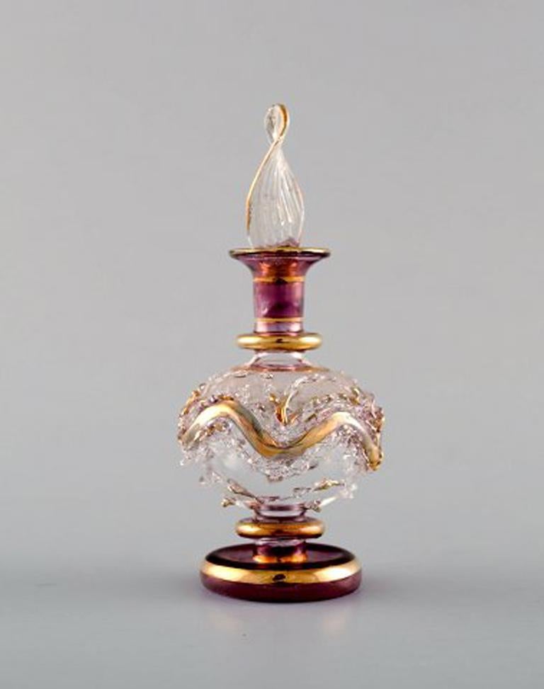 Grande collection de  Flacons italiens en verre d'art soufflé à la bouche, années 1930-1940 en vente 3