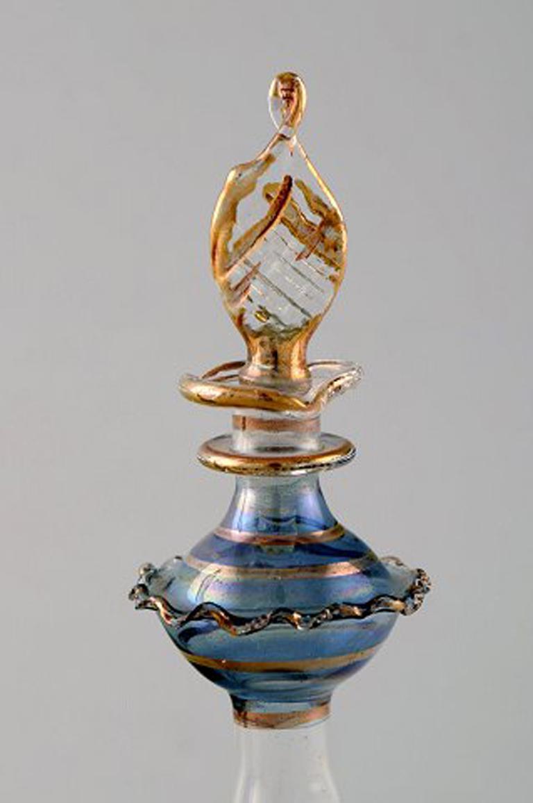 Grande collection de flacons italiens en verre d'art soufflé à la bouche, années 1930-1940 en vente 3