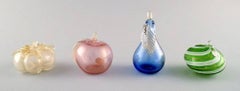 Grande collection de fruits en verre d'art de Murano:: années 1960