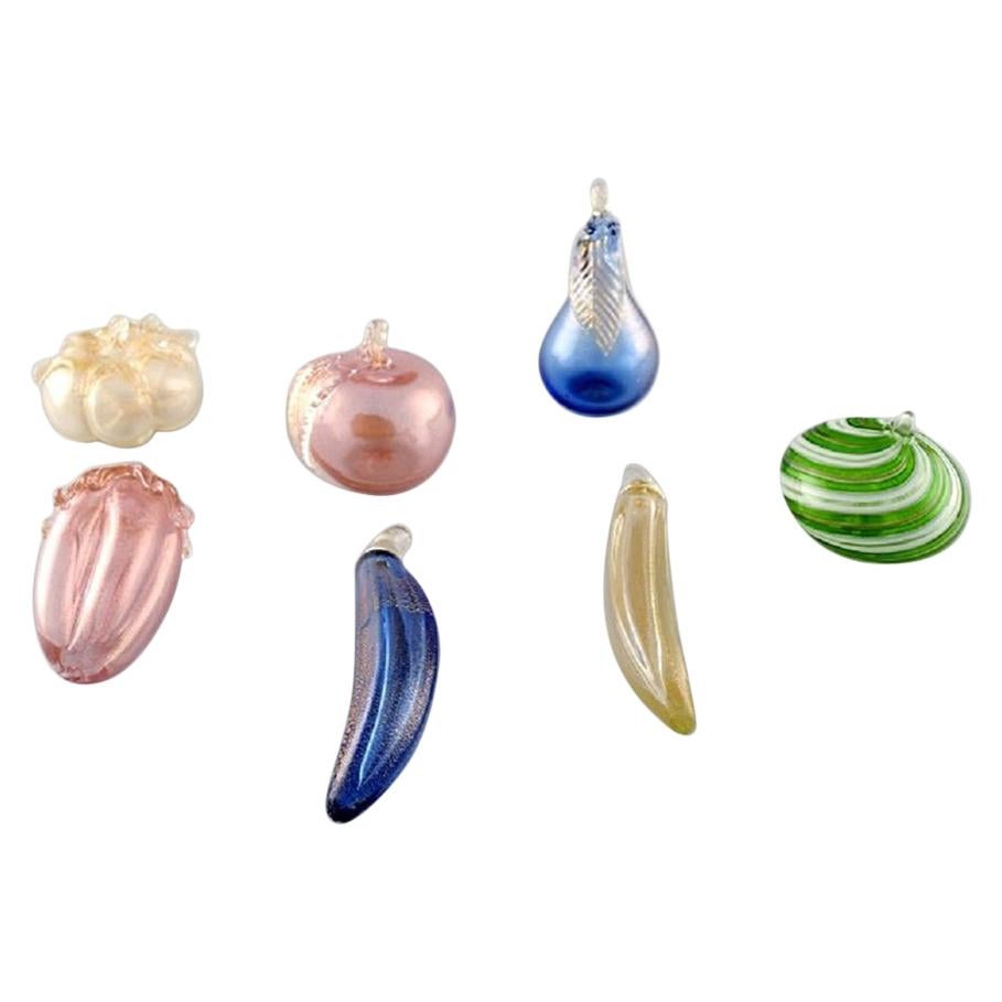 Large Collection of Murano Fruits in Art Glass, 1960s For Sale