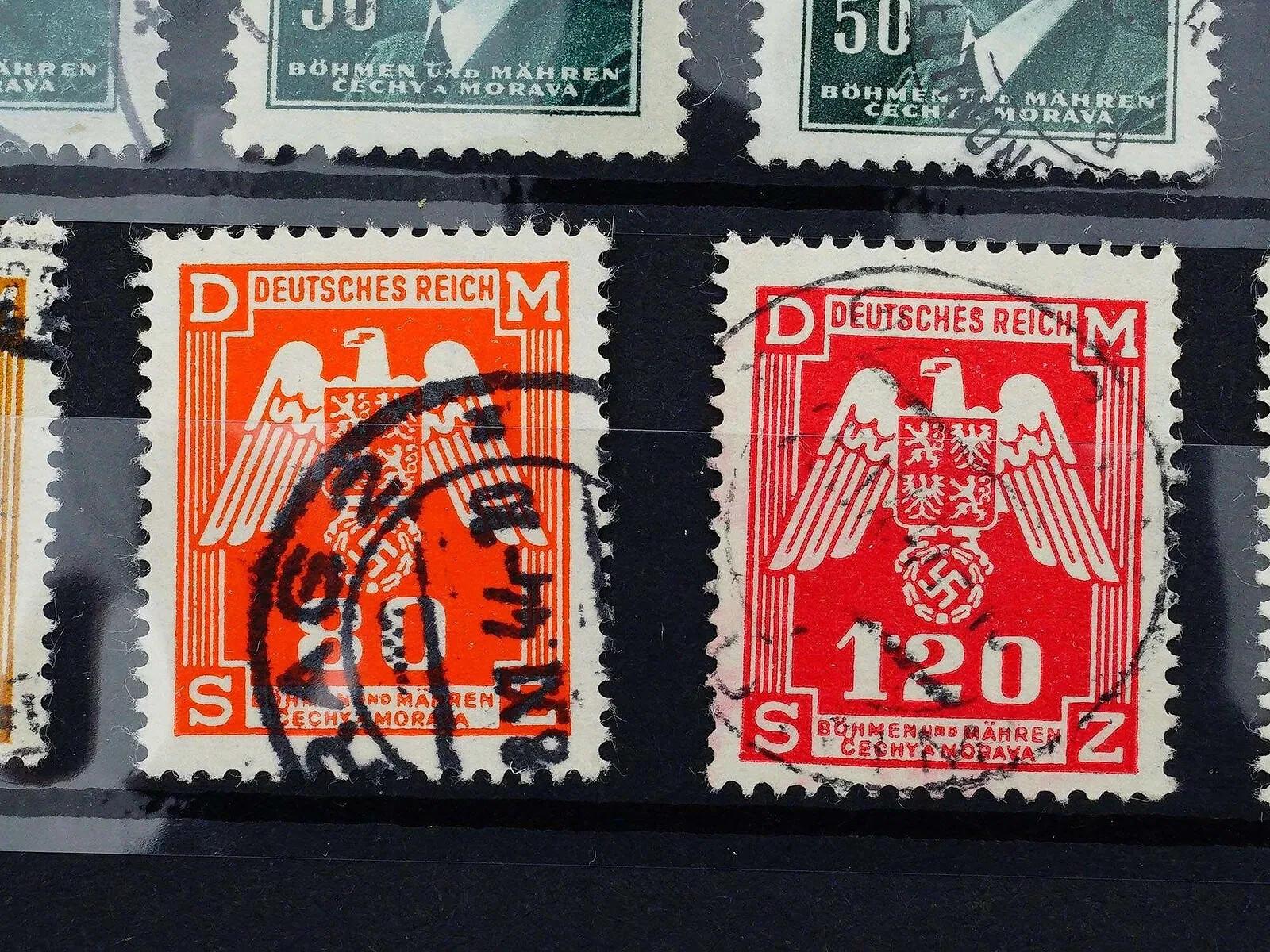 Grande collezione di francobolli tedeschi della seconda guerra mondiale in vendita 2