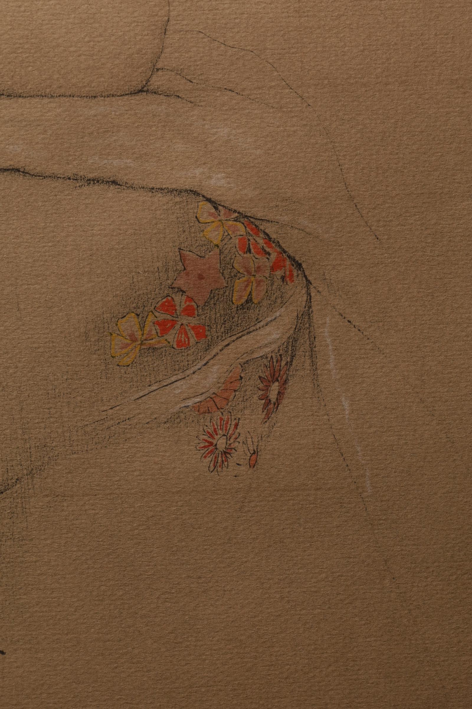 Large Collotype Print by Ryunosuke Fukui 'from 