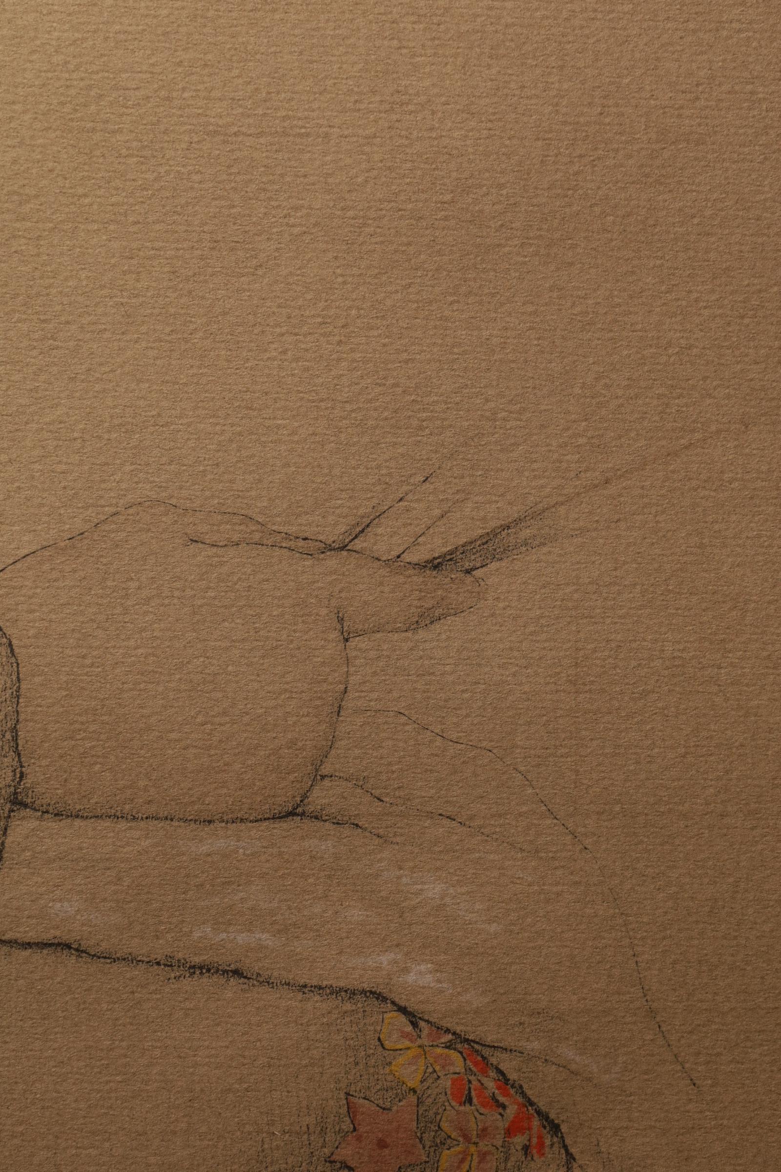 Large Collotype Print by Ryunosuke Fukui 'from 