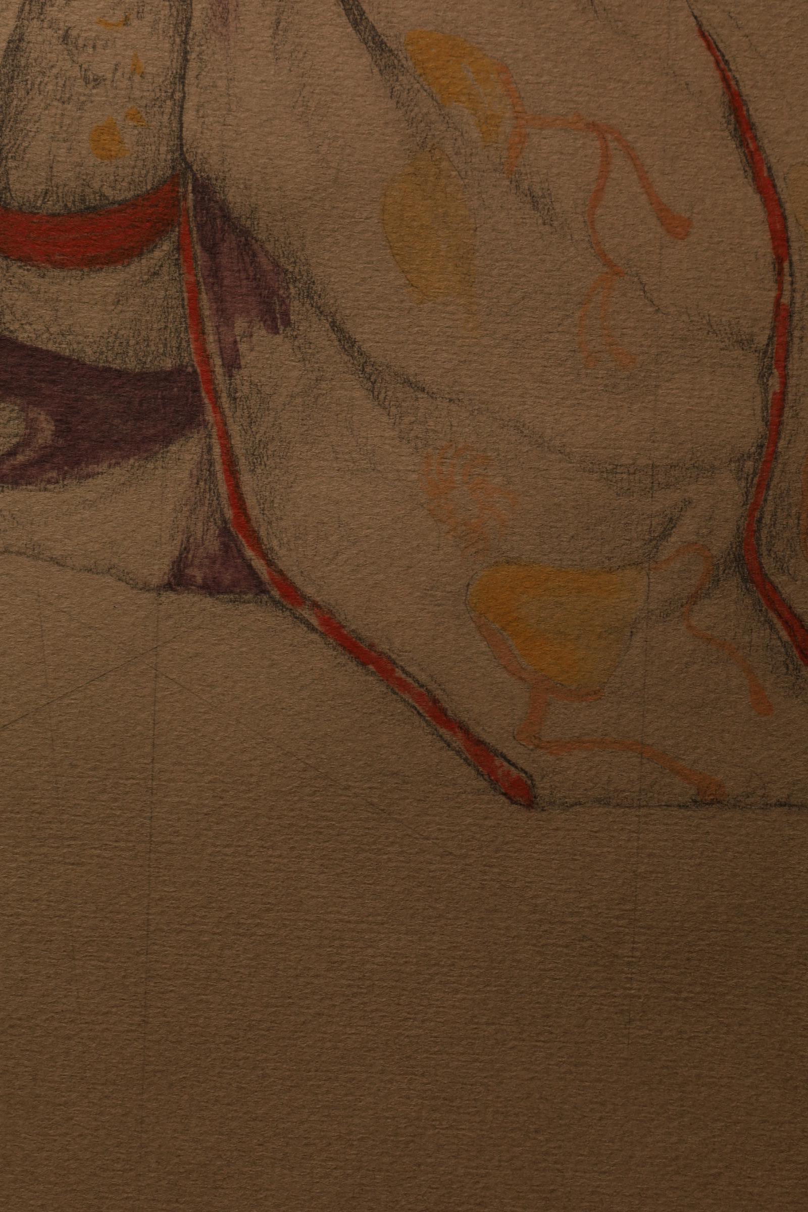 Large Collotype Print by Ryunosuke Fukui 'from 