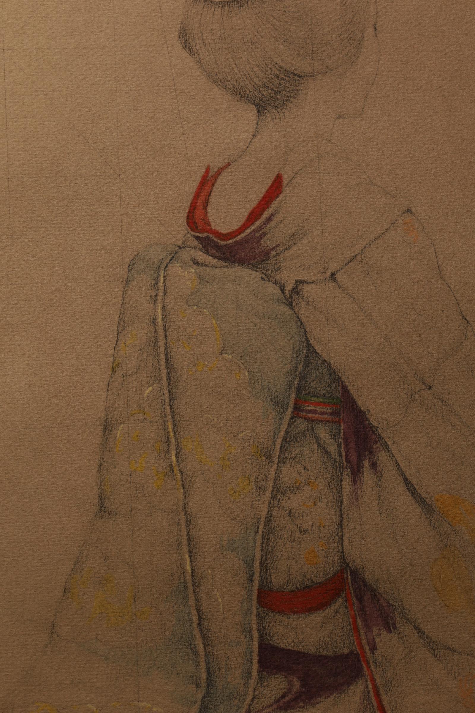 XX secolo Large Collotype Print by Ryunosuke Fukui 'from 