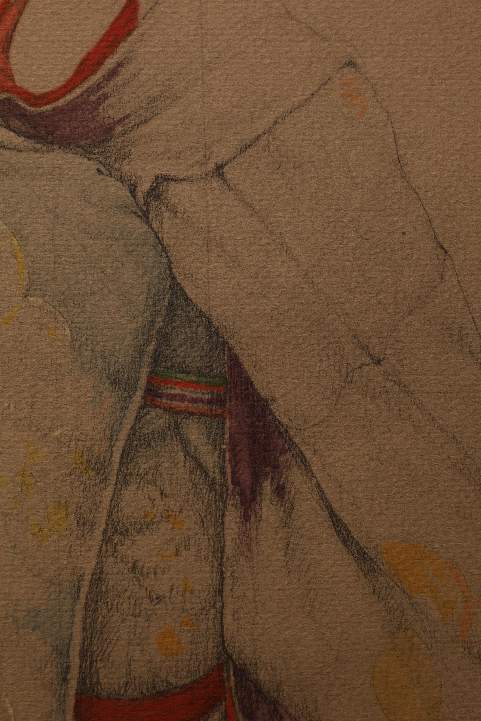 Large Collotype Print by Ryunosuke Fukui 'from 