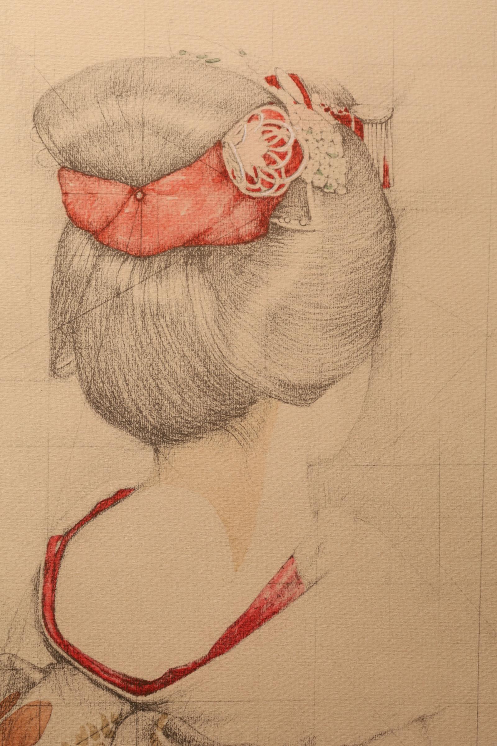 XX secolo Large Collotype Print by Ryunosuke Fukui 'from 