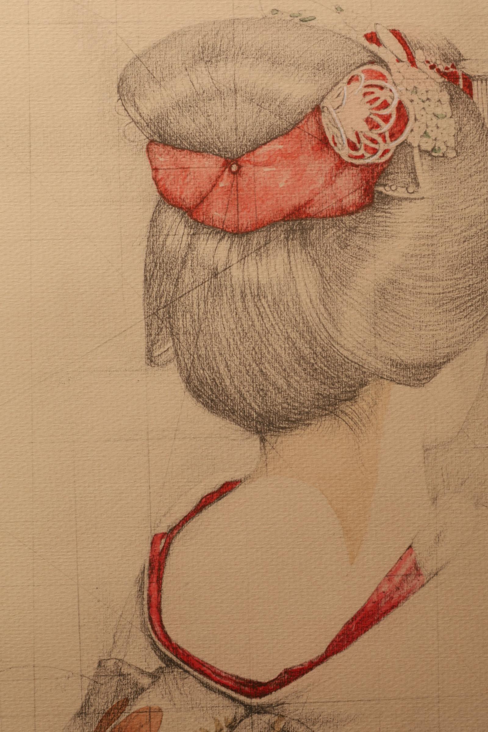 XX secolo Large Collotype Print by Ryunosuke Fukui 'from 