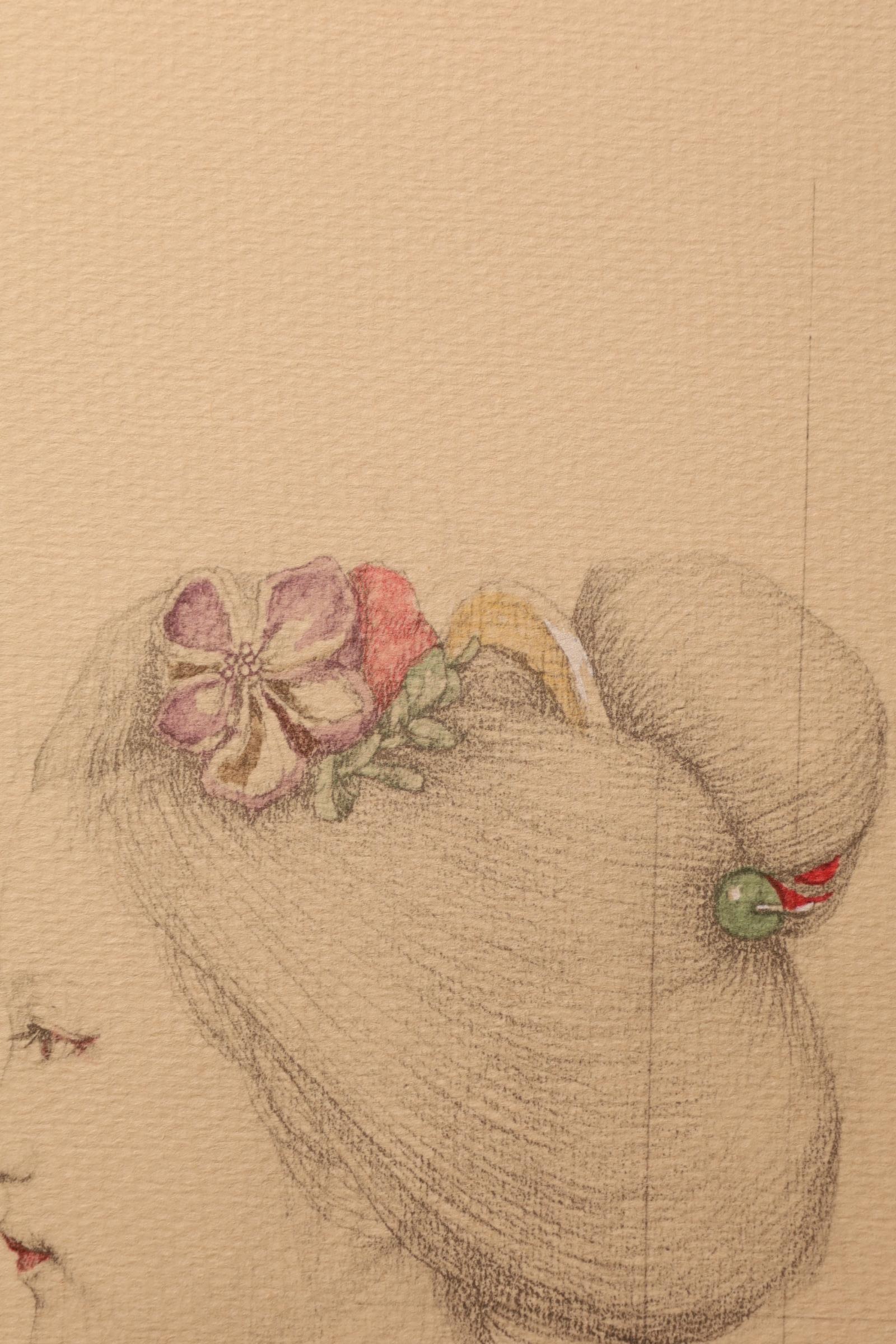 Altro Large Collotype Print by Ryunosuke Fukui 'from 