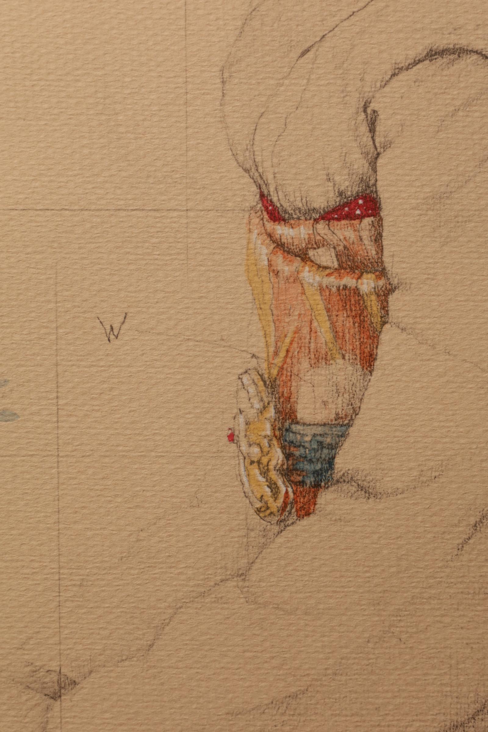 Large Collotype Print by Ryunosuke Fukui 'from 