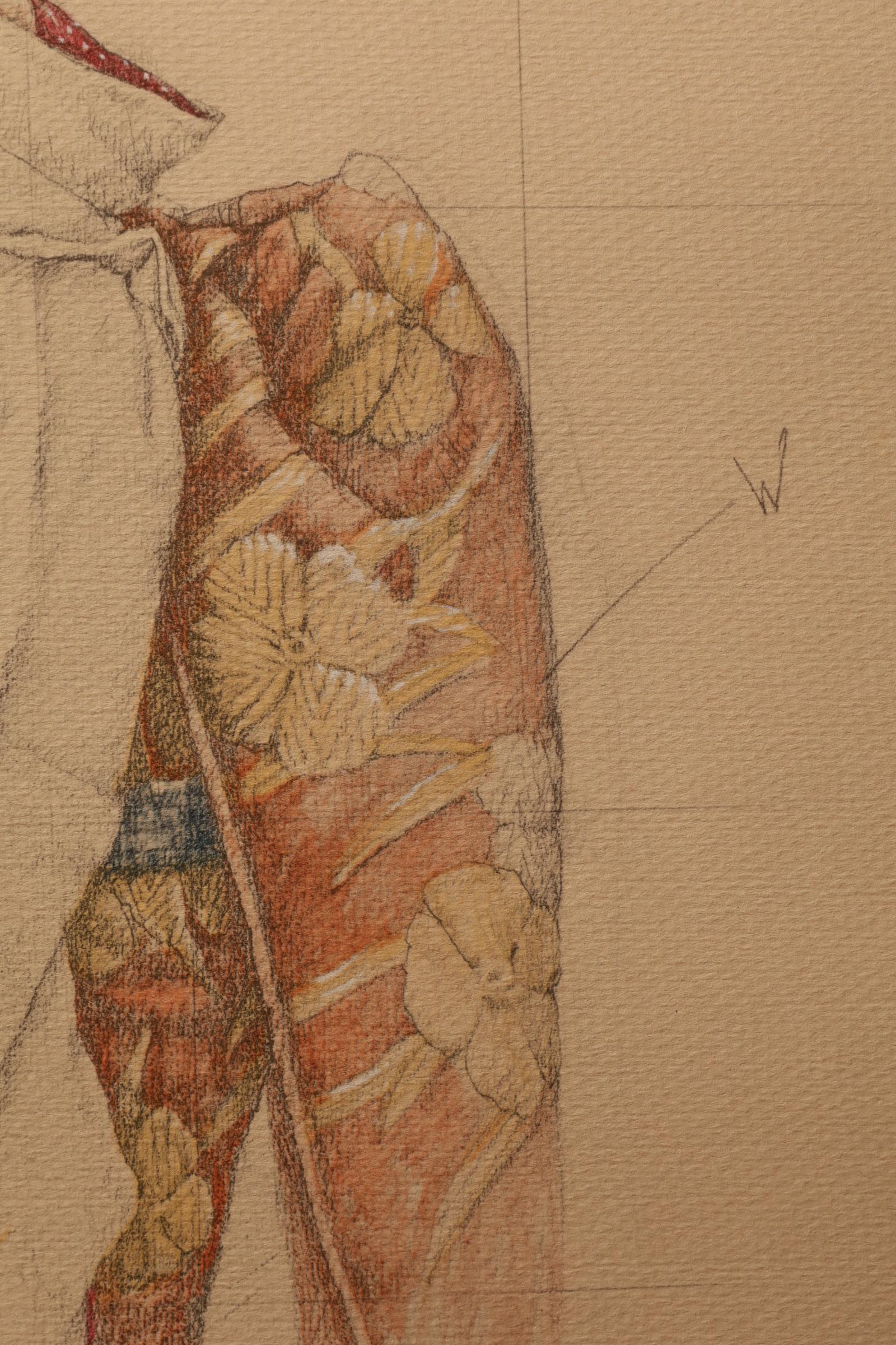 Large Collotype Print by Ryunosuke Fukui 'from 