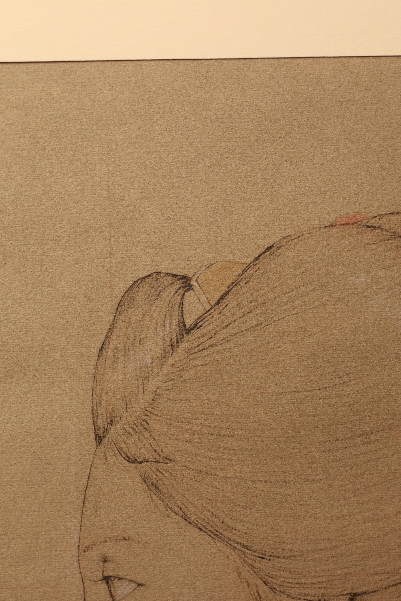 Autre Large Collotype Print by Ryunosuke Fukui 'from 