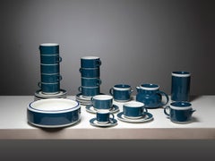 Grande set da colazione "Colonna" di Gariboldi per Richard Ginori, Italia, anni '50