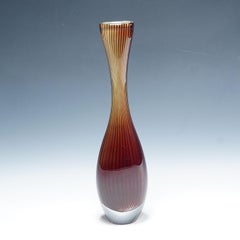 Large Colora Vase by Vicke Lindstrand for Kosta 1953