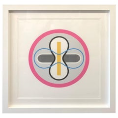 Large Colorful Geometric Lithograph Signed and Numbered by Karim Rashid
