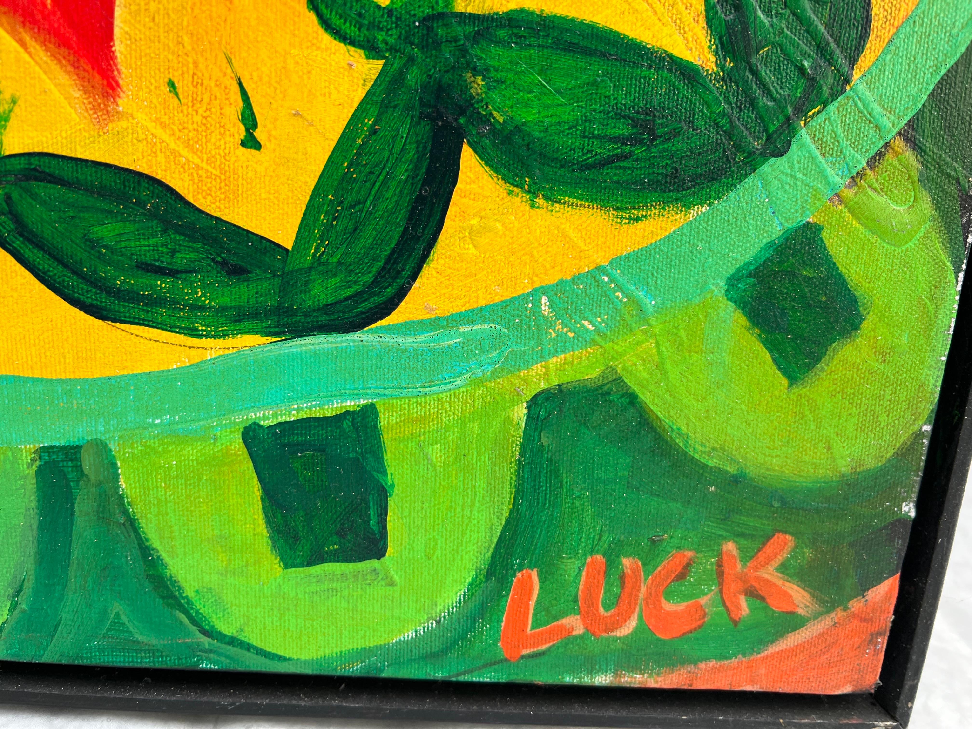 Grande dipinto meditativo colorato Greene & Greene di Carol Bertrand in vendita 6