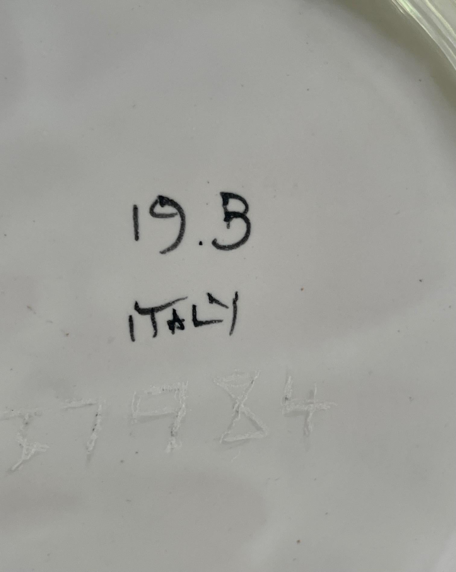 Große bunte italienische Majolika-Vase im Angebot 7