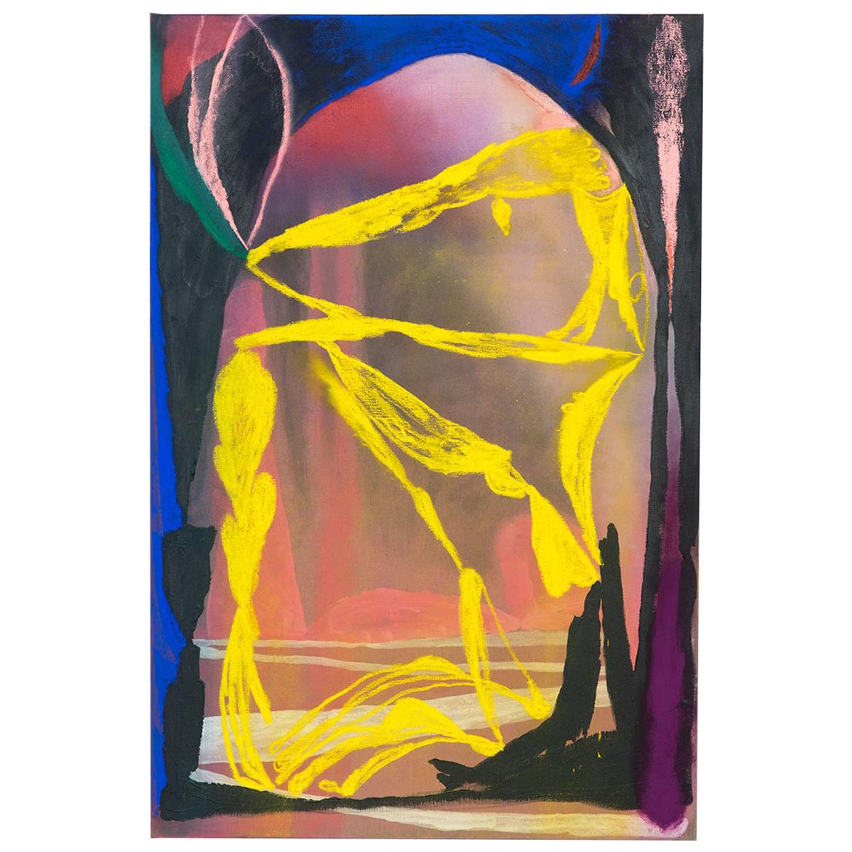 Colorful Abstract Painting by Carla Tak For Sale at 1stDibs