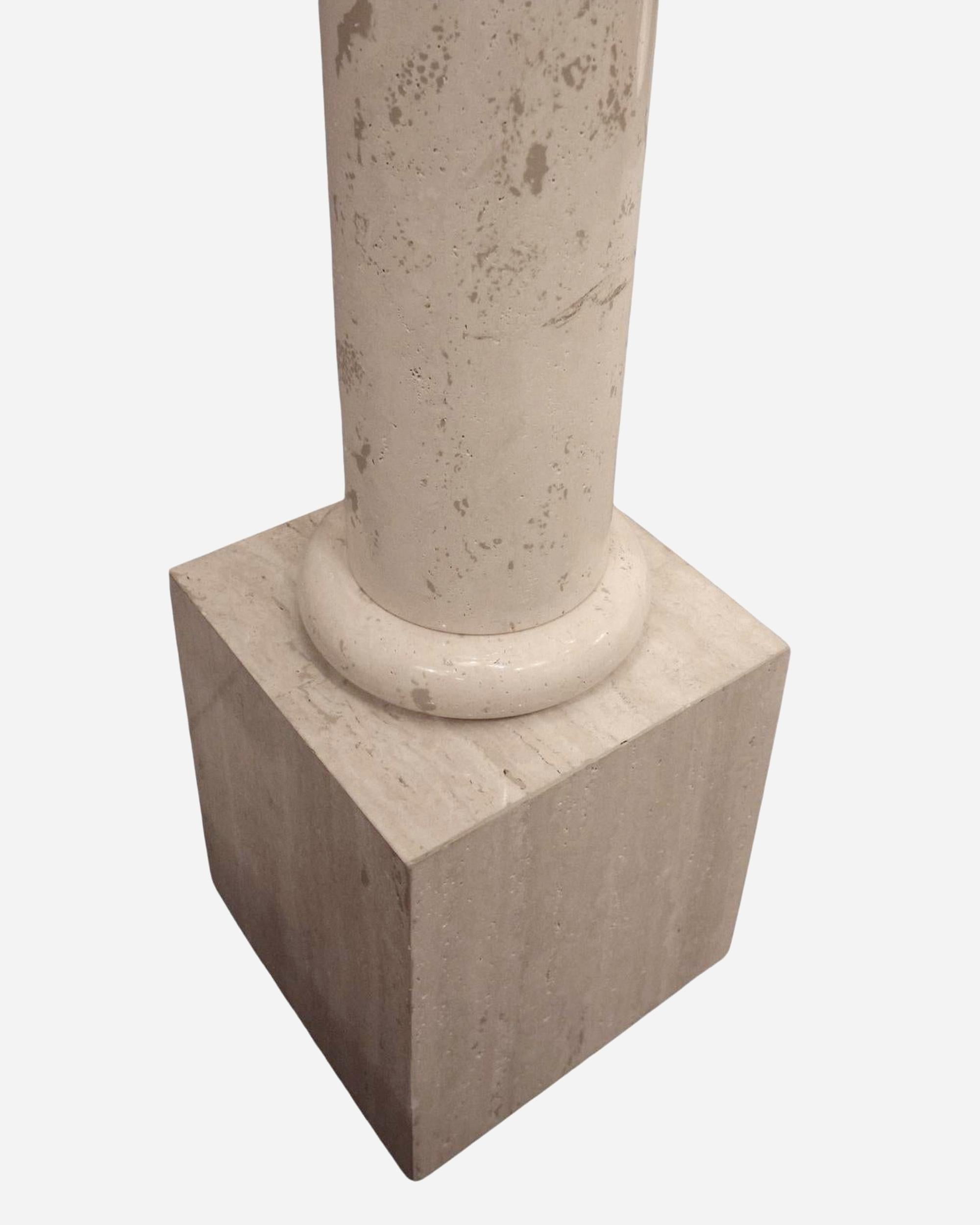 Große Säulenleuchte, von Philippe Barbier, Maison Barbier, Frankreich, um 1960/1970 (Moderne der Mitte des Jahrhunderts) im Angebot