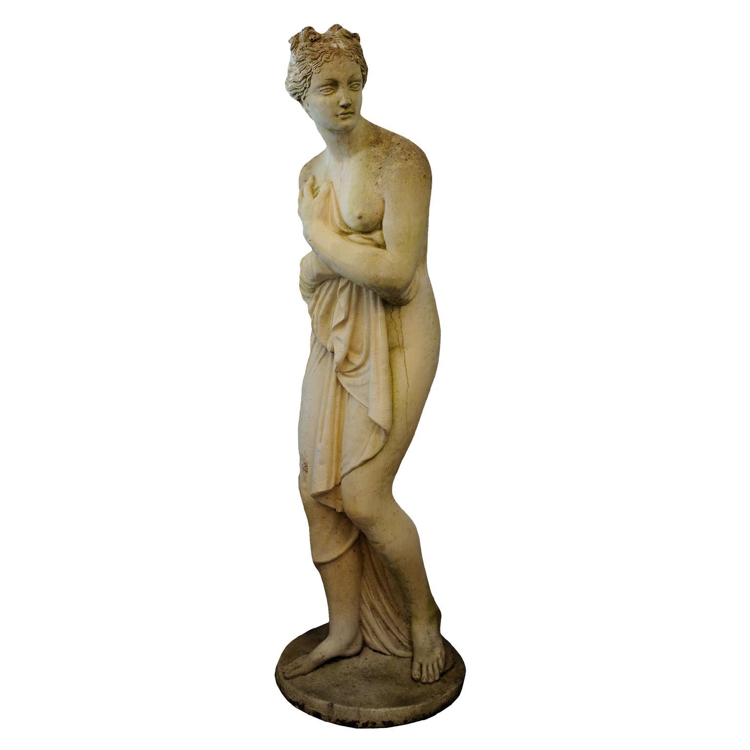 Cast Large Composition Neoclassical Figure of Venus For Sale