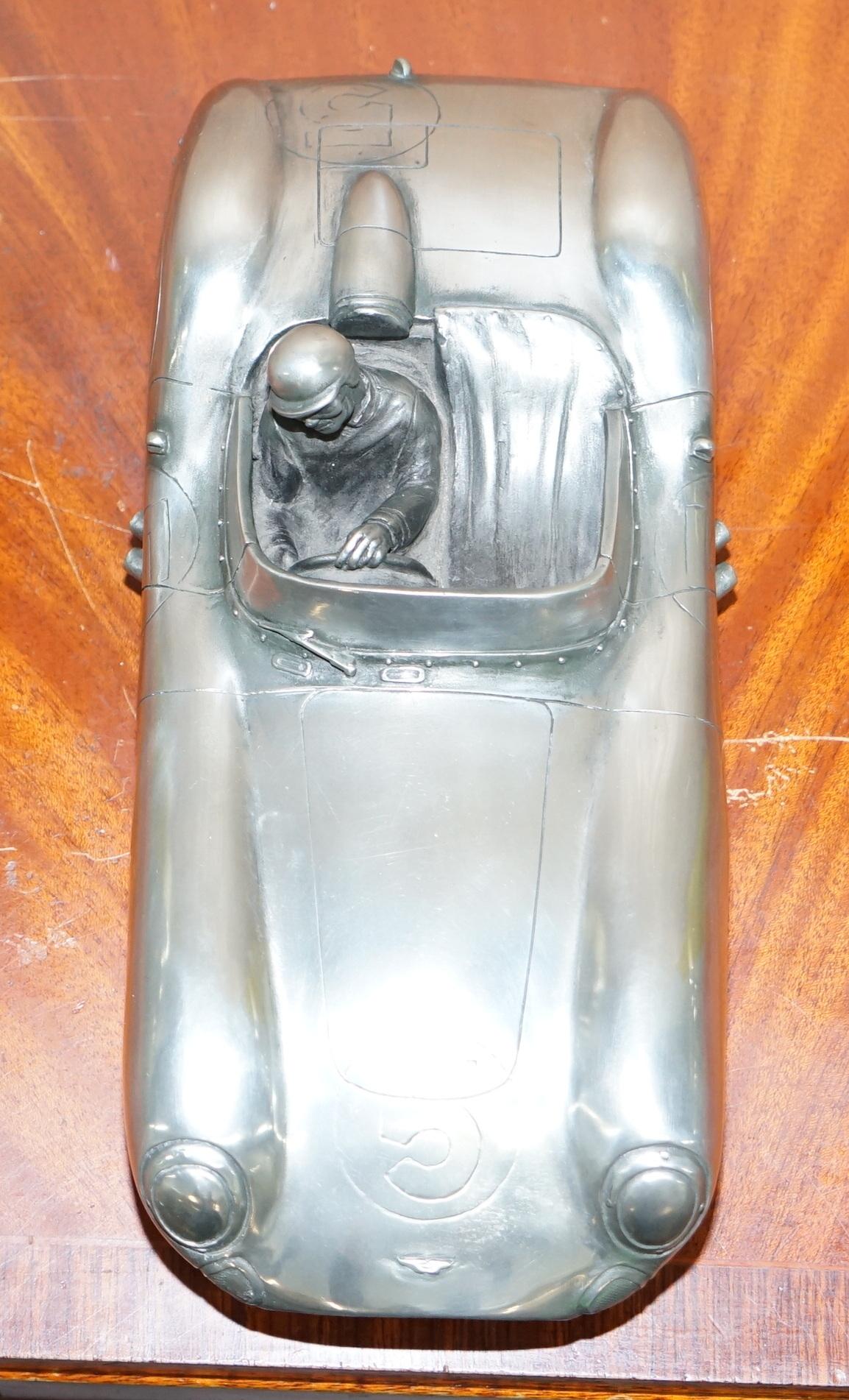 Large Compulsion Gallery Pewter Aston Martin DBR1 1957-1959 Racing Car Le Mans 1