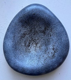 Large Concave Ceramic "Rock Shaped" Catchall / Vide-Poche, Artist Unknown