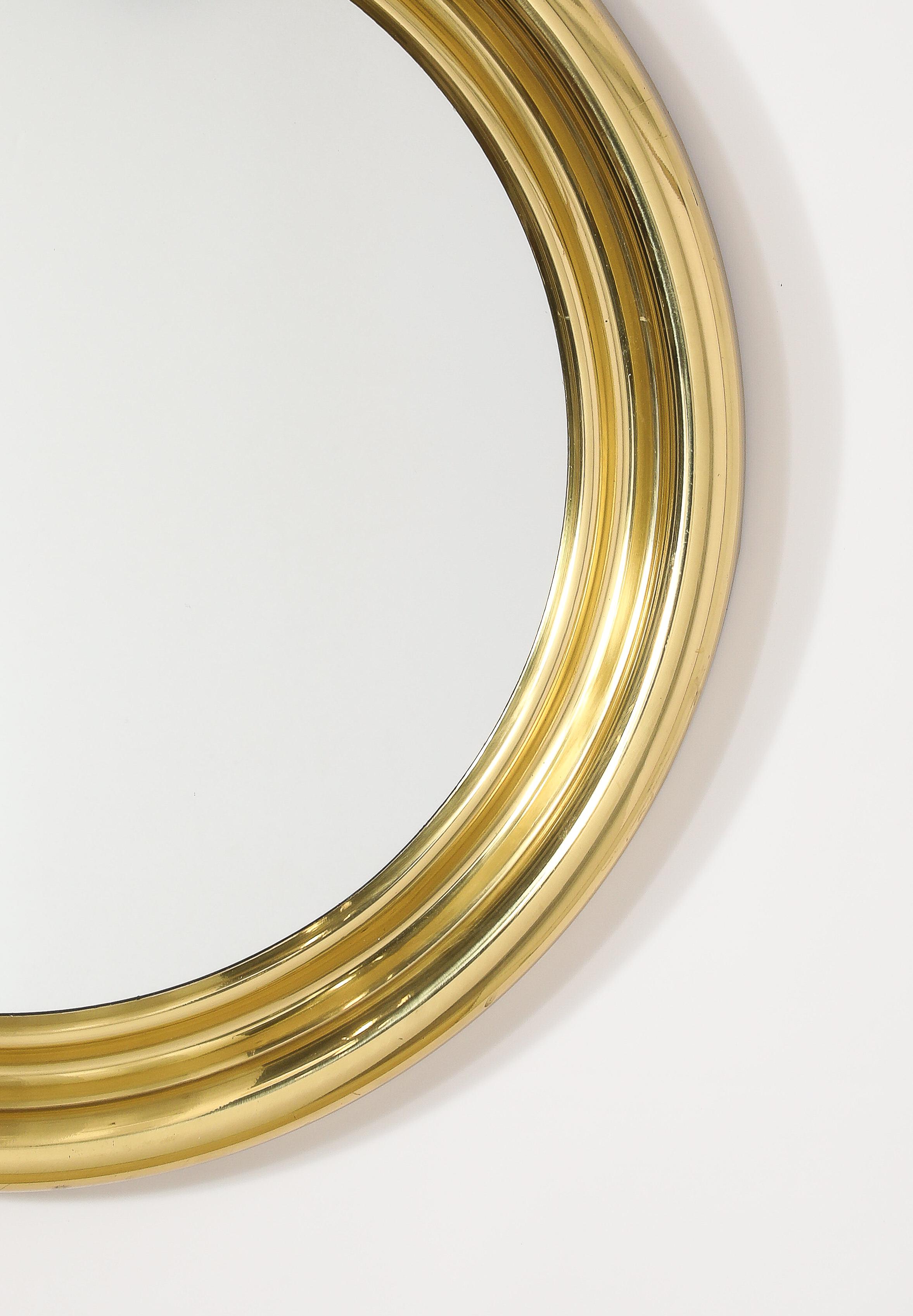 Grand miroir concentrique, France, années 1950 en vente 3