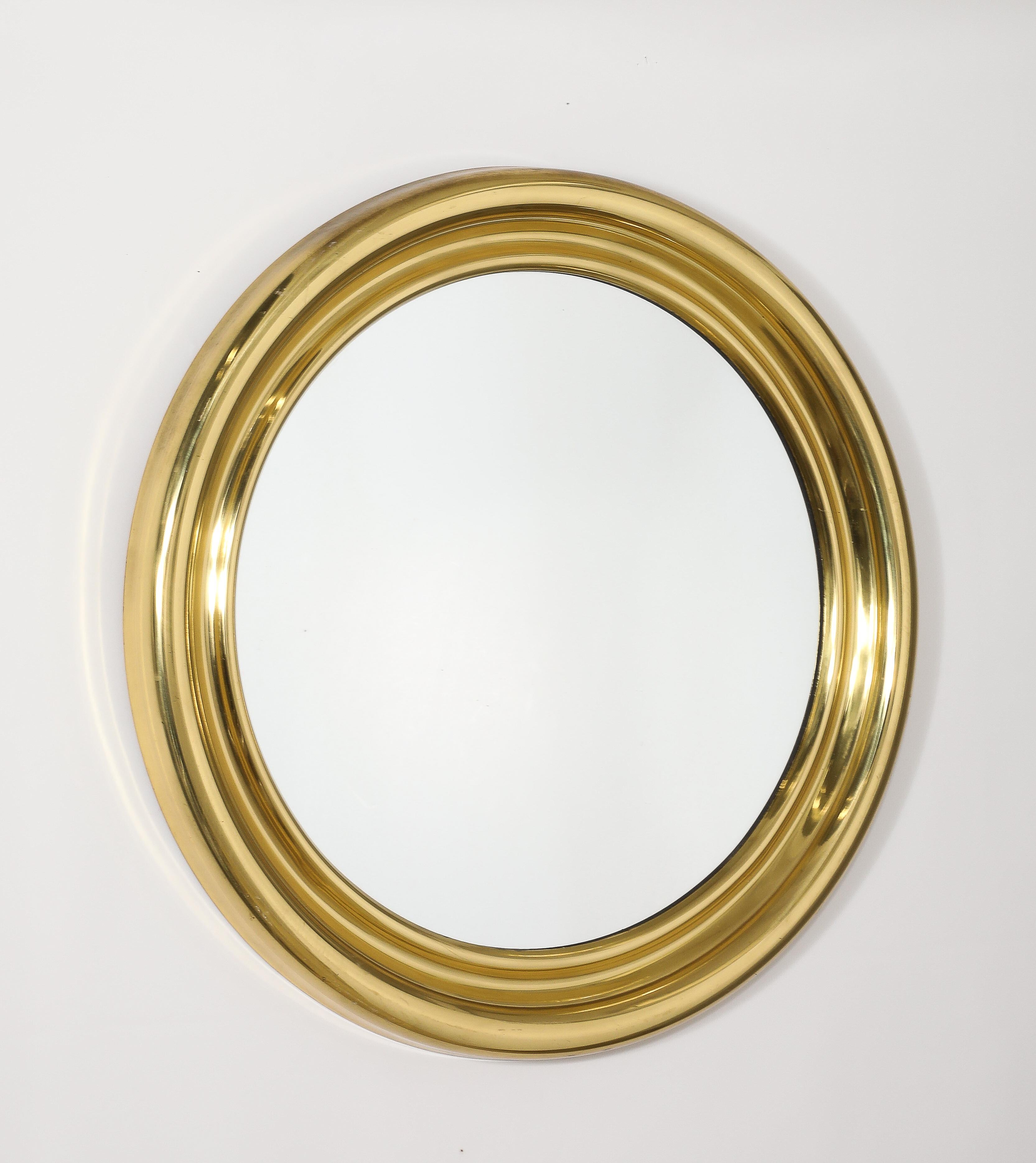 Mid-Century Modern Grand miroir concentrique, France, années 1950 en vente