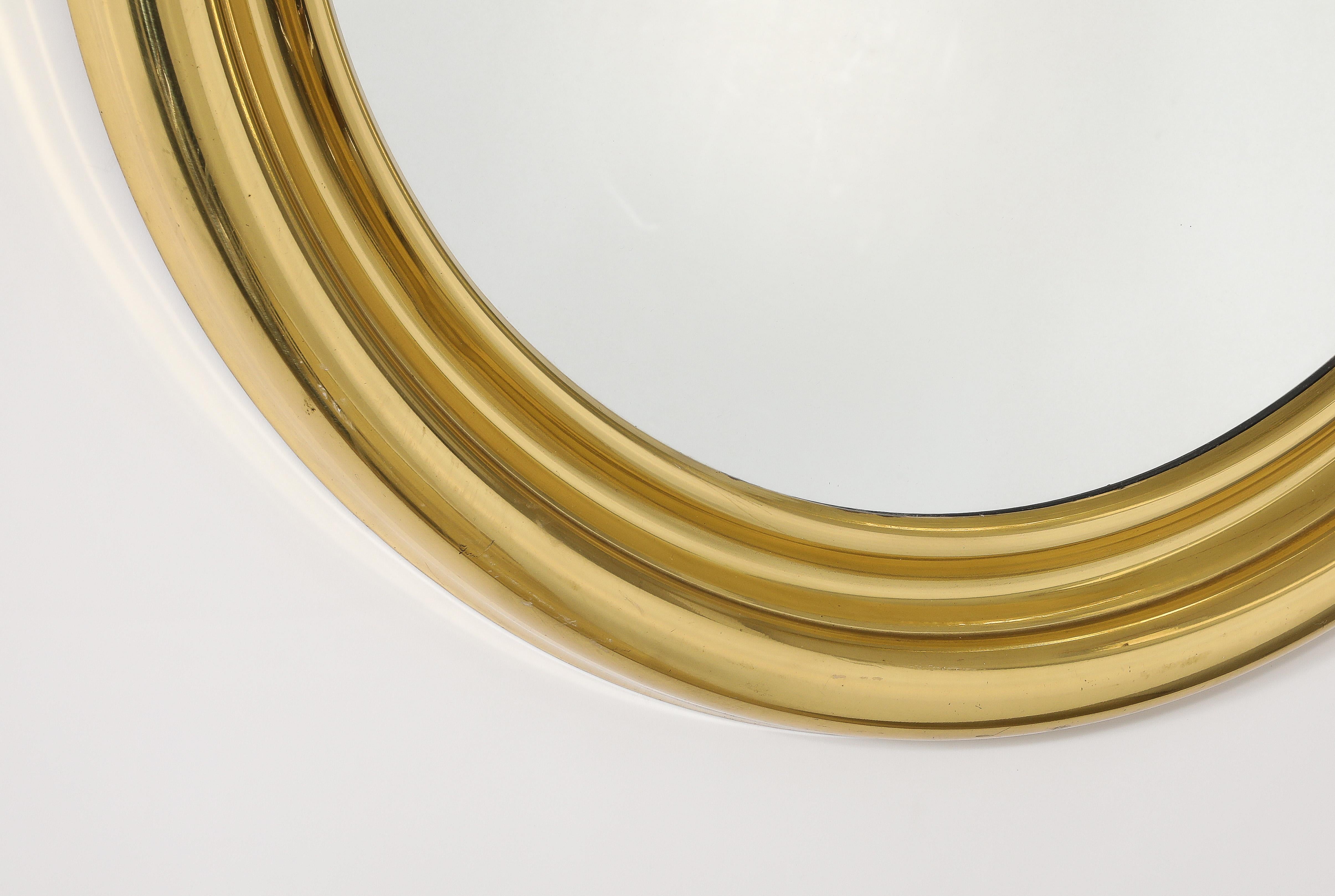 Français Grand miroir concentrique, France, années 1950 en vente