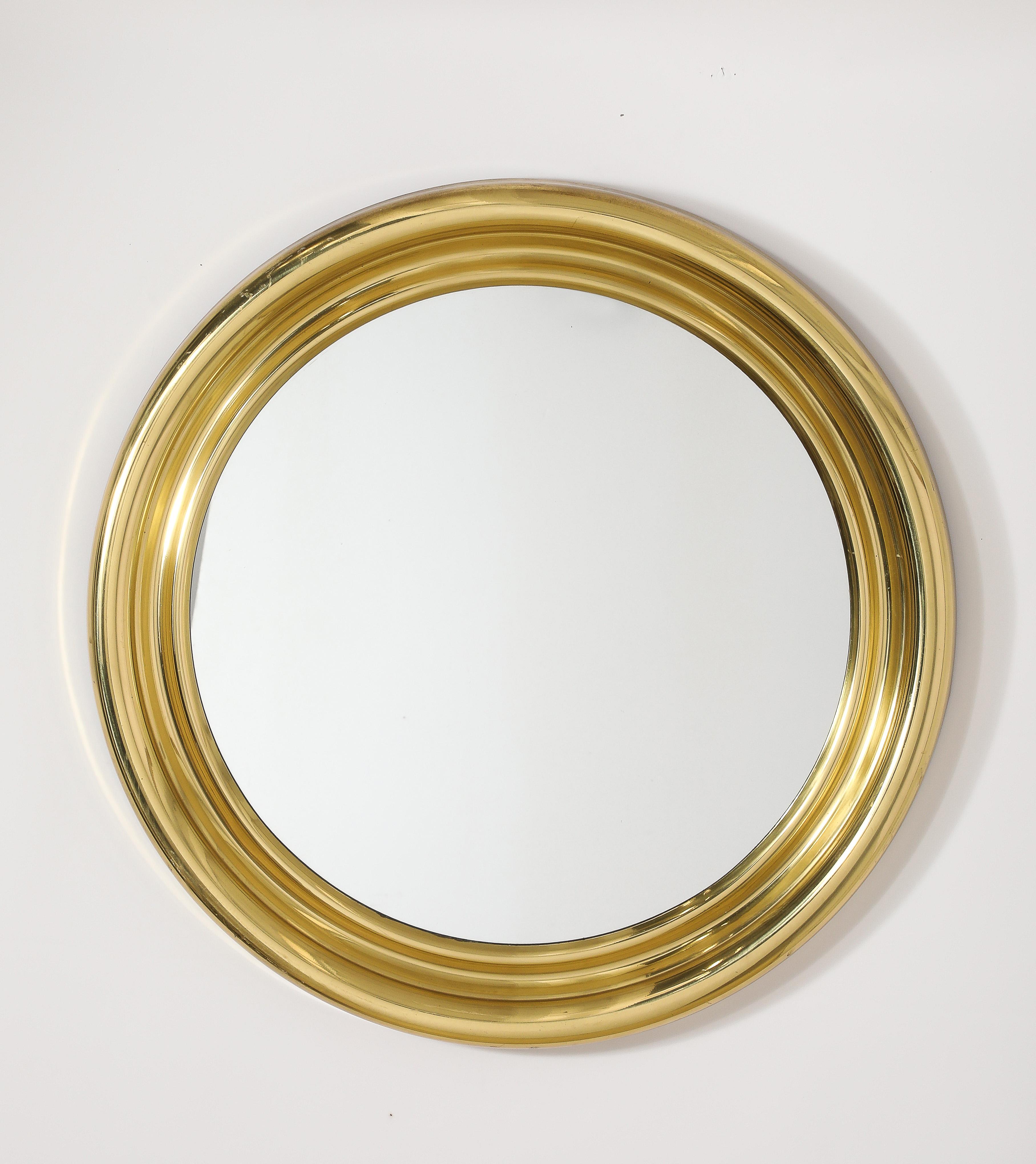 Grand miroir concentrique, France, années 1950 en vente 1
