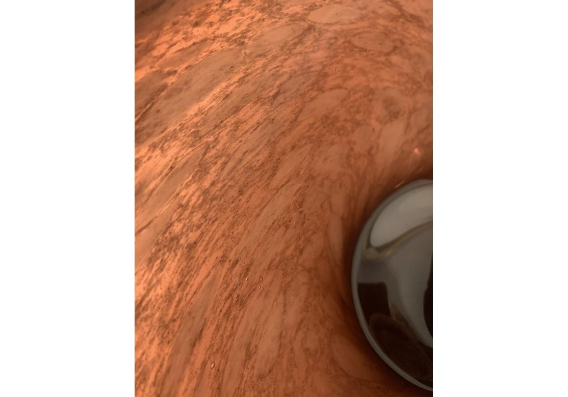 Large Conch Shell Form Art Glass Bowl For Sale 12