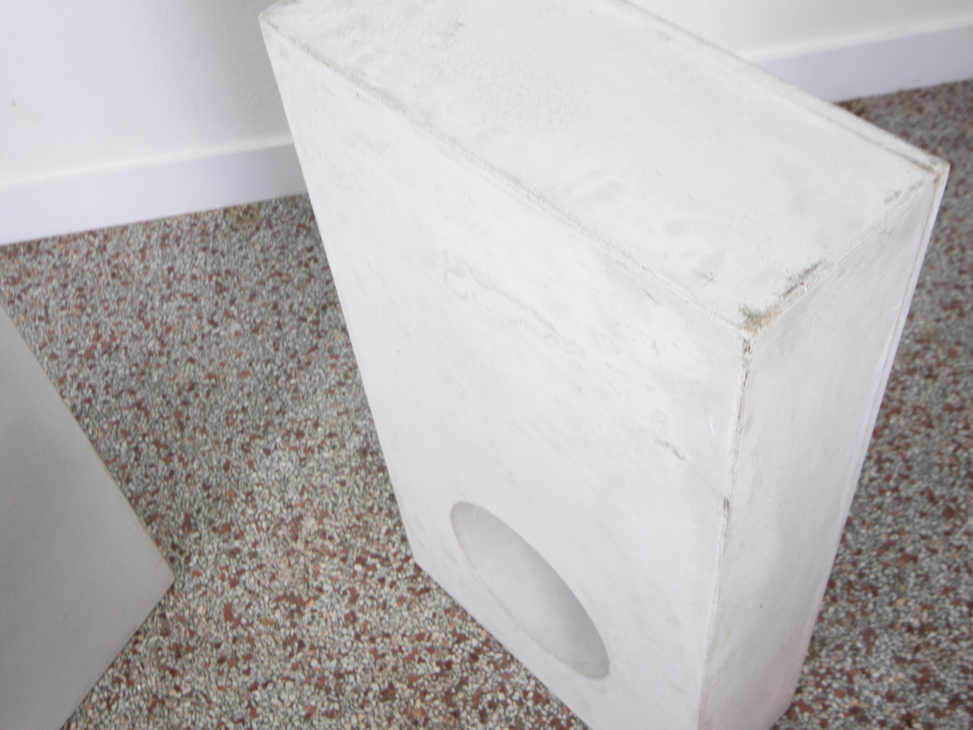 Large Concrete Architectural Forms, a Pair 4