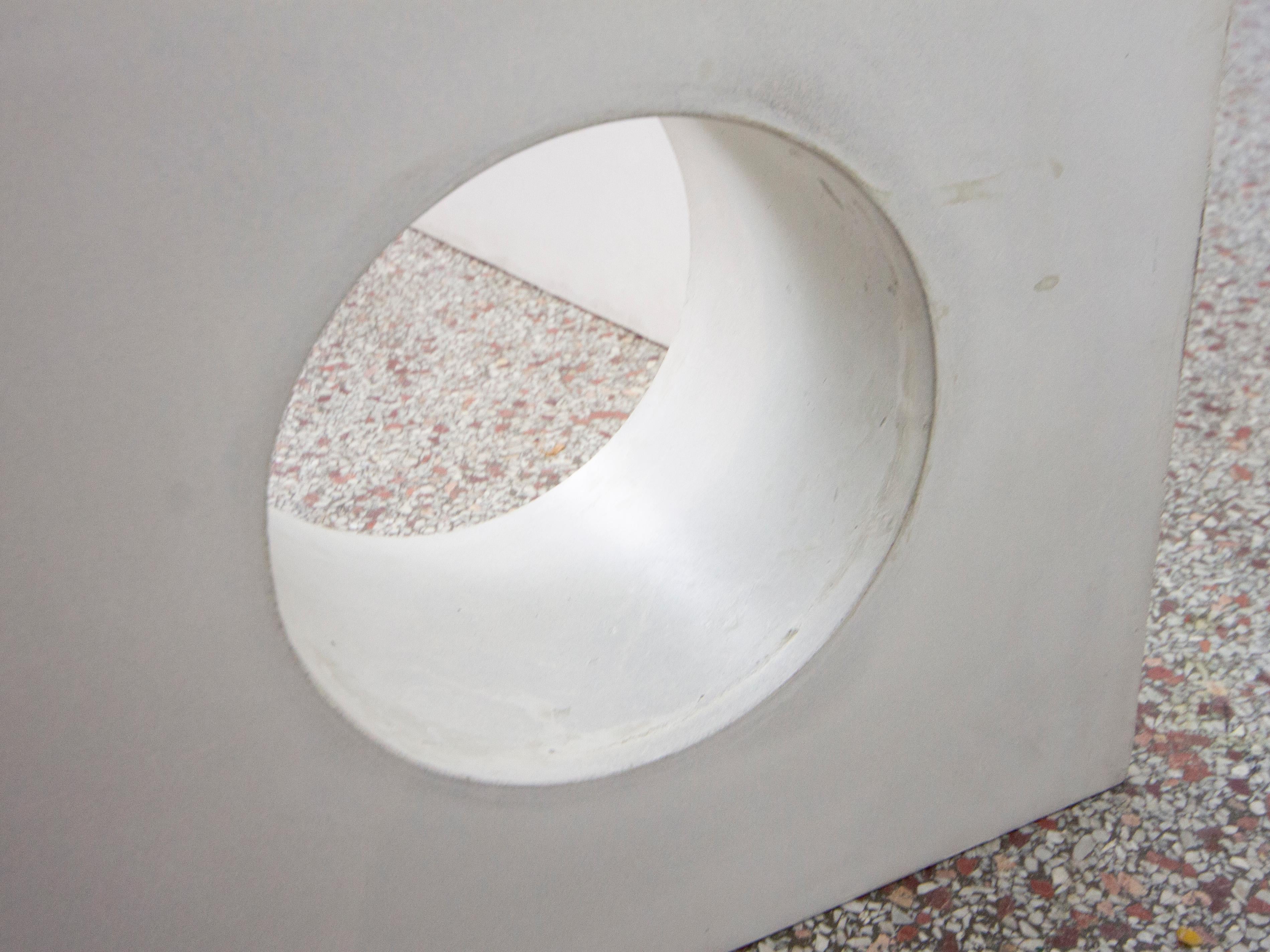 Contemporary Large Concrete Architectural Forms, a Pair