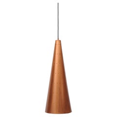 Large Cone Lamp made from copper (1960s)