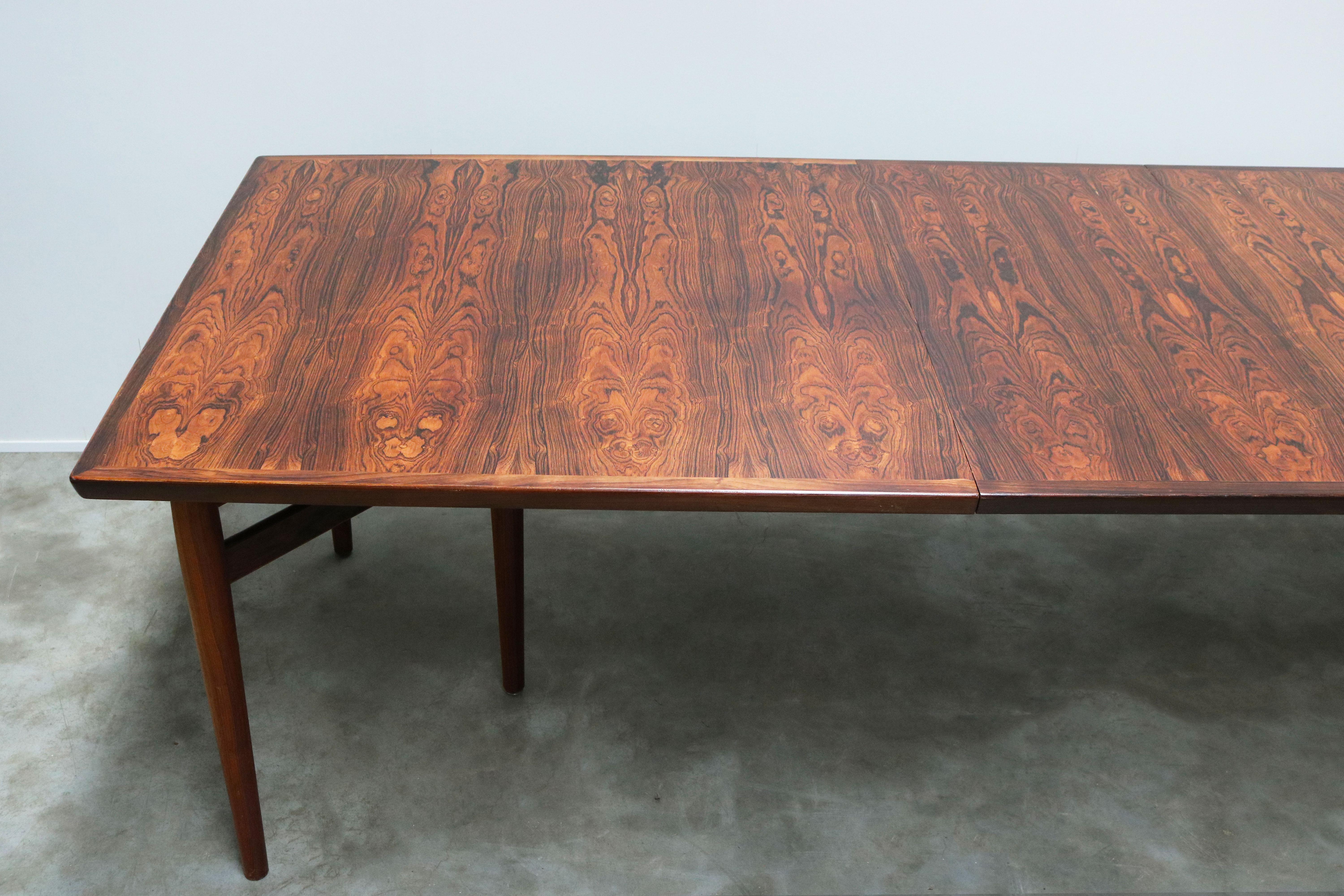 Large Conference or Dining Table by Arne Vodder for Sibast in Rosewood, 1950s 7